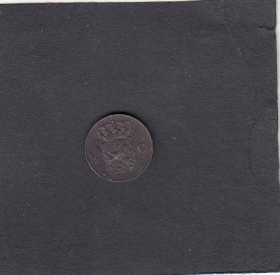 Beschrijving: 1/2 Cent WILLEM III